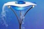 lampe avec fontaine à brume et nébuliseur LED coloré 45€/pc, Enlèvement