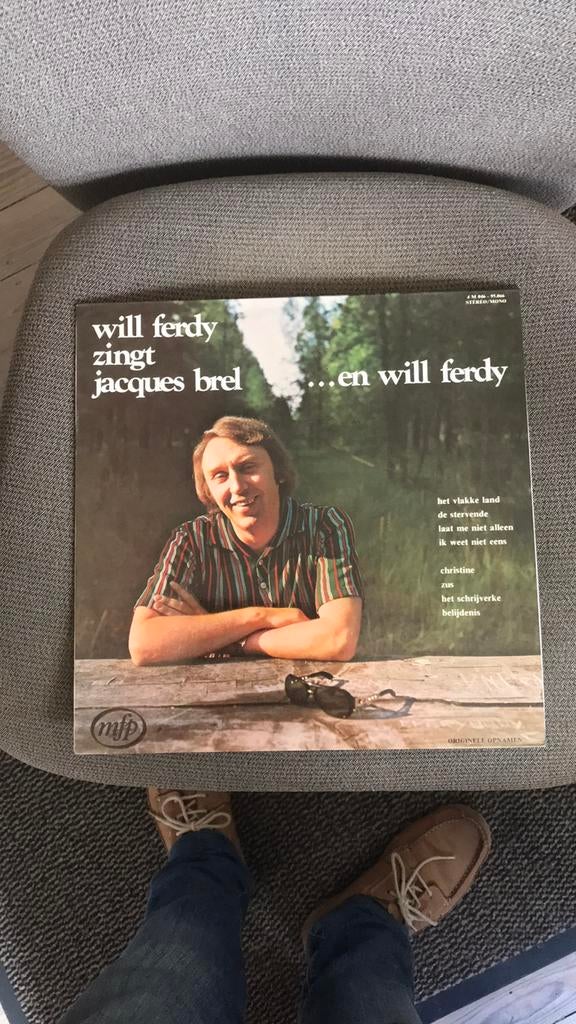 Lp will ferdy / zingt jacques brel, Ophalen of Verzenden, Gebruikt