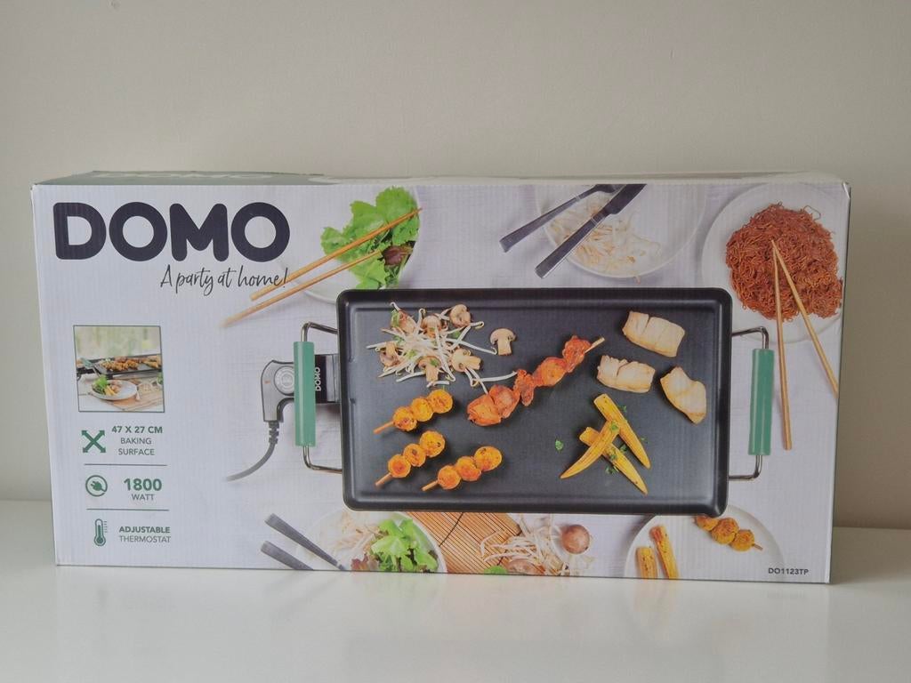 Assiette à teppanyaki Domo NEUVE, Electroménager, Enlèvement ou Envoi, Neuf, Gril de table