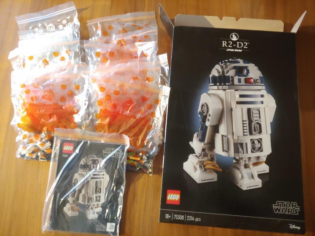 Lego 75308 Star Wars UCS R2-D2 (Compleet), Ophalen of Verzenden, Zo goed als nieuw, Lego