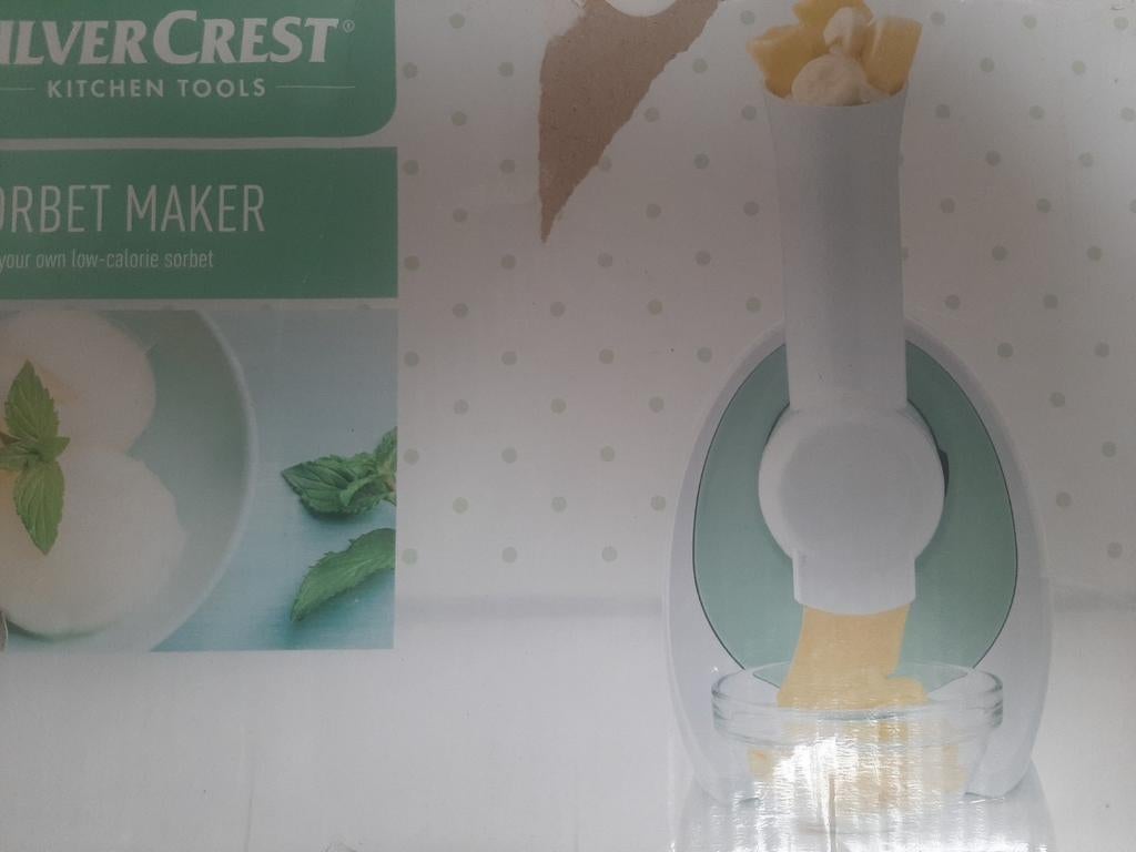 Sorbetmaker, Elektronische apparatuur, Ophalen of Verzenden, Nieuw