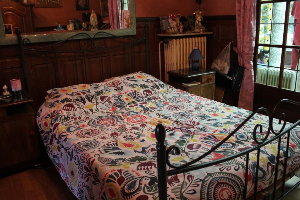 Ijzeren bed met lattenbodems, Huis en Inrichting, Ophalen, Tweepersoons, 140 cm, Zo goed als nieuw