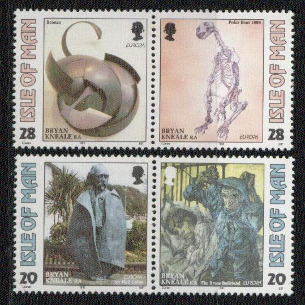 Isle of Man yvertnrs.:582/85 postfris, Postzegels en Munten, Verzenden, Postfris