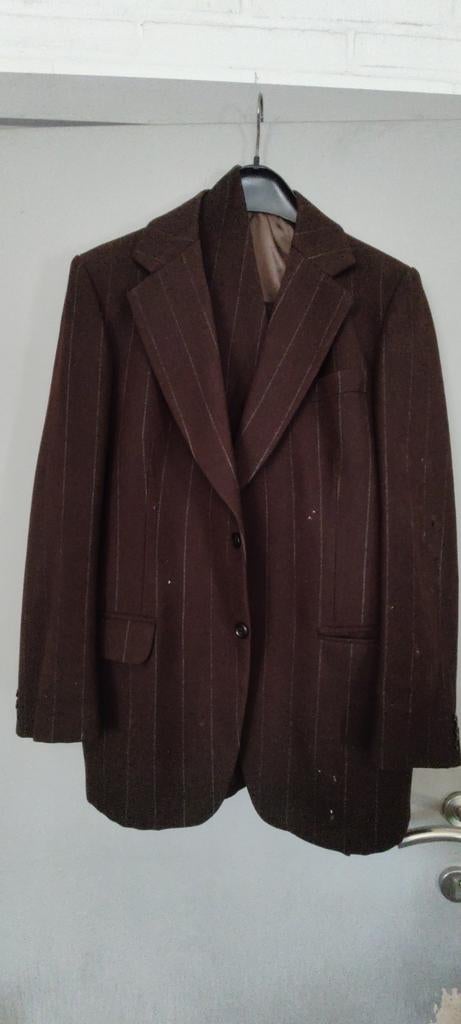 Gilet de costume avec gilet et pantalon de costume costume d, Enlèvement ou Envoi, Porté, Brun