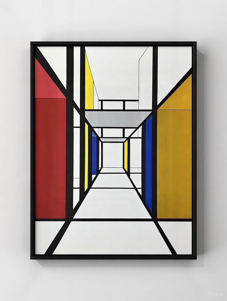 Neoplastische Diepte (Abstract Geometric), Enlèvement ou Envoi