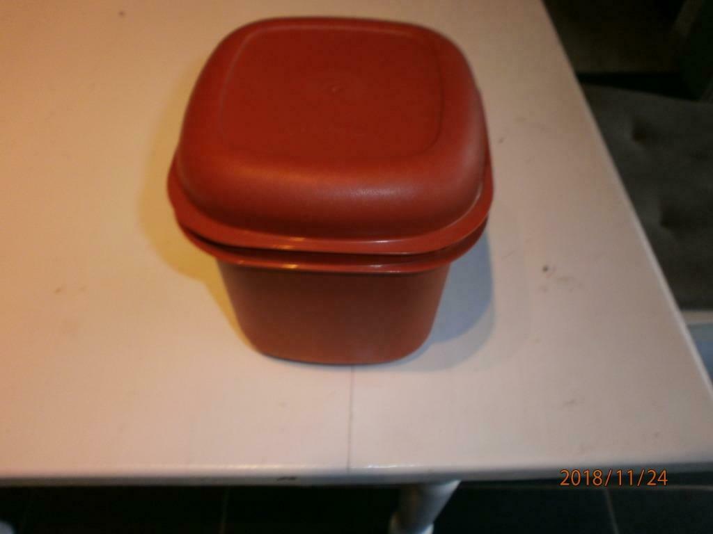 retro ijsemmer, Ophalen of Verzenden, Zo goed als nieuw, Bruin, Bak of Kom