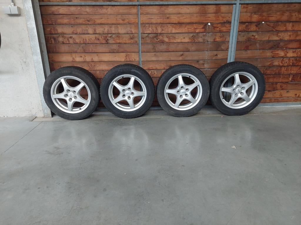 4x winterband + velg inter action   R16, Auto-onderdelen, Banden en Velgen, Ophalen, Band(en)