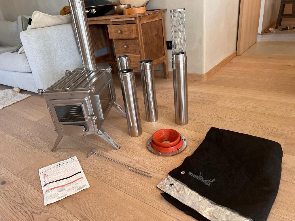 NIEUW Kachel Winnerwell voor yurt/tent/tiny verwarming/koken, Caravans en Kamperen, Ophalen, Nieuw