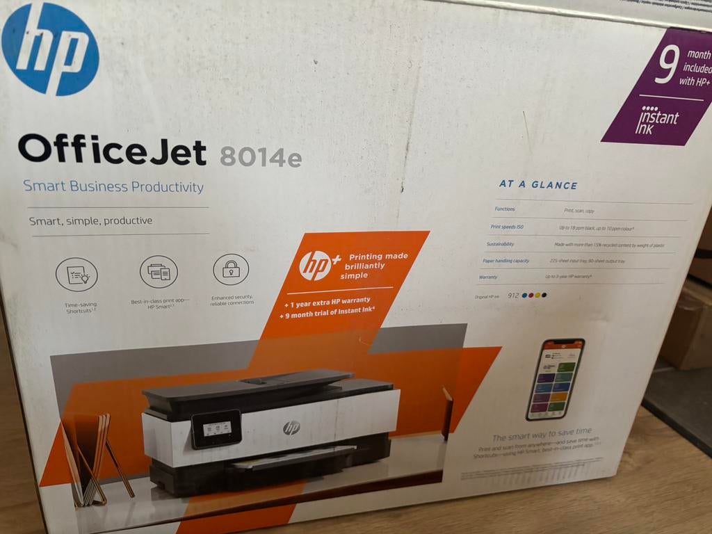 HP OfficeJet 8014E - 35€, Ophalen, Zo goed als nieuw