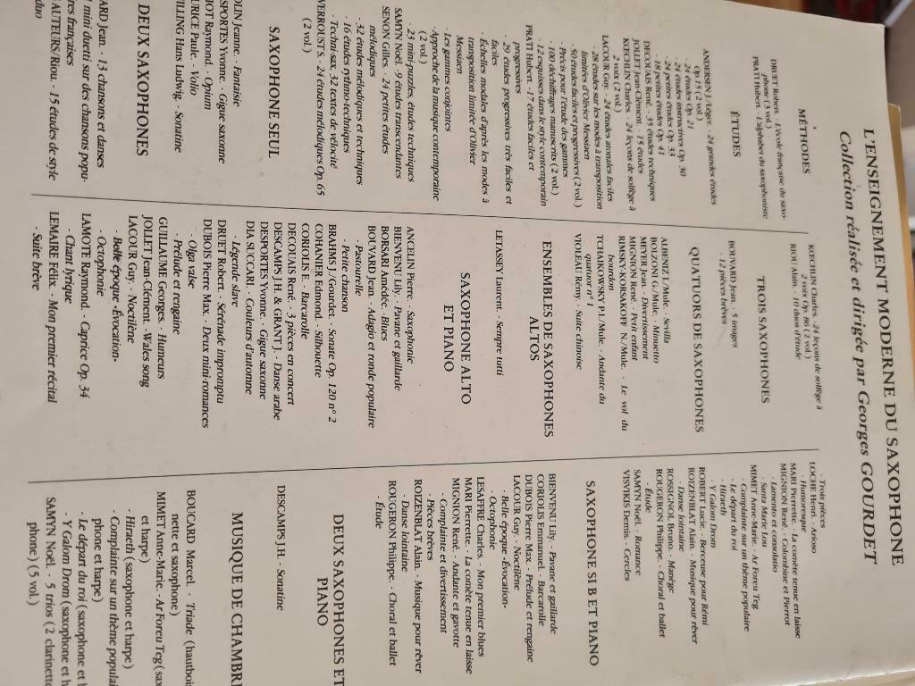 50 Etudus faciles &progressives puur saxophone cahier 2, Ophalen, Niet van toepassing, Zo goed als nieuw, GUY LACOUR