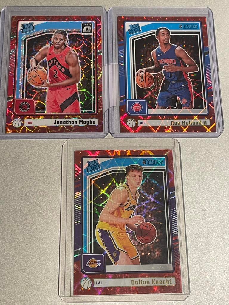 3x Donruss a classé rookie rouge asiatique, Enlèvement ou Envoi, Neuf, Plusieurs images