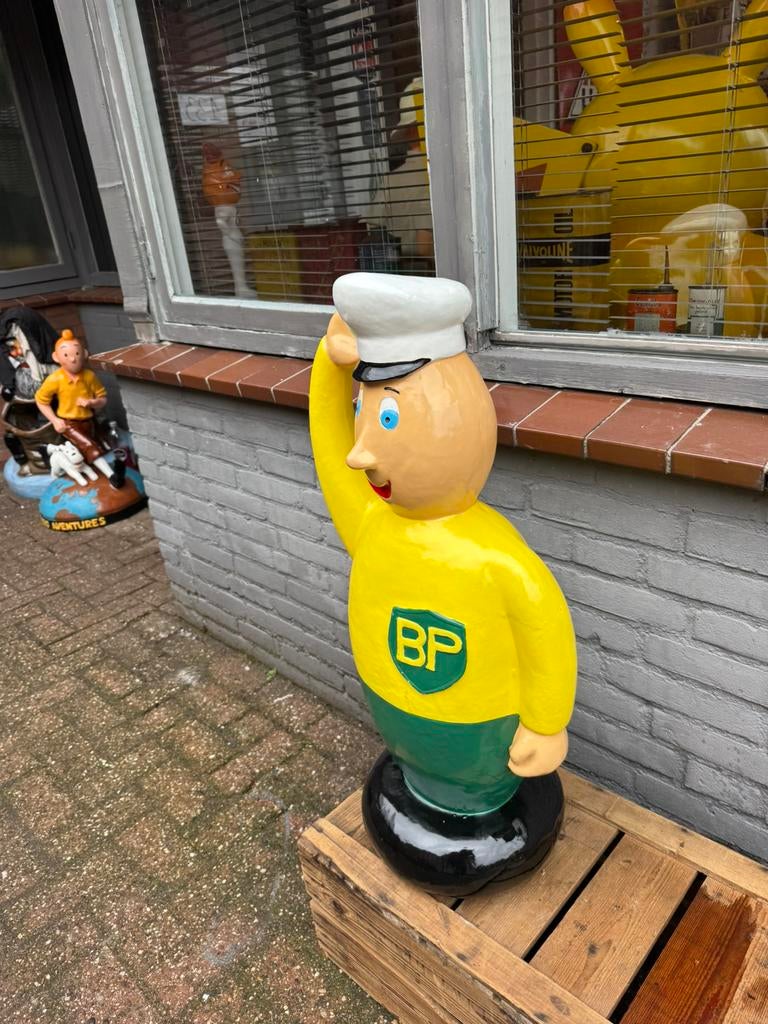 Groot BP reclame beeld XL, Verzamelen, Ophalen, Gebruikt, Reclamebord