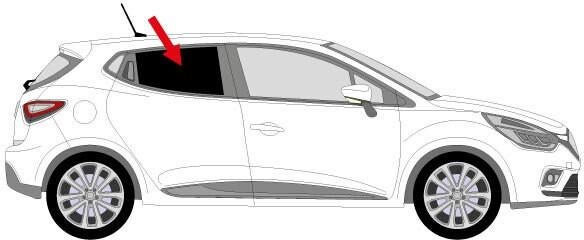 Solarplexius Windows Achterdeur Clio IV 2012-2018 Nieuw, Ophalen of Verzenden