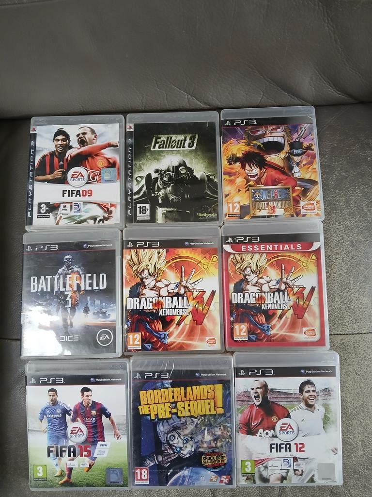 Jeux Playstation 3 divers titres (voir descriptif), Enlèvement ou Envoi, Utilisé