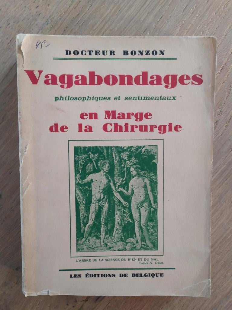 Vagabondages philosophiques et sentimentaux Chirurgie Bonzon, Ophalen of Verzenden, Gelezen, Logica of Wetenschapsfilosofie