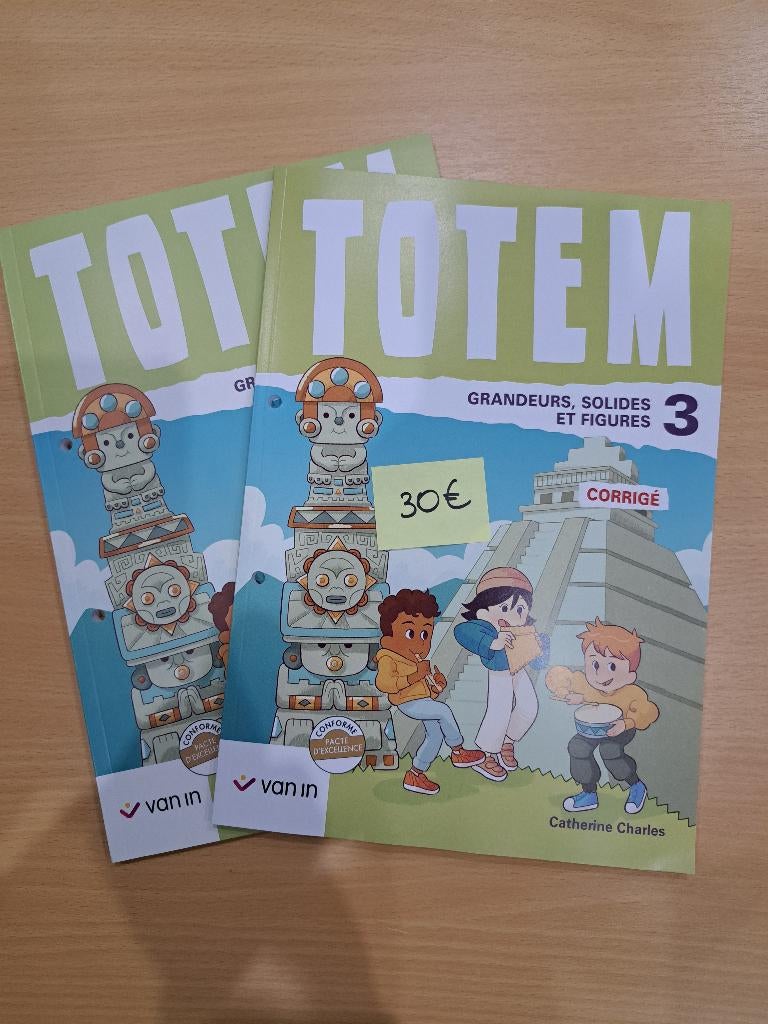 Totem Grandeurs, solides et figures 3 - Manuel scolaire math, Enlèvement, Neuf, Primaire, Mathématiques A