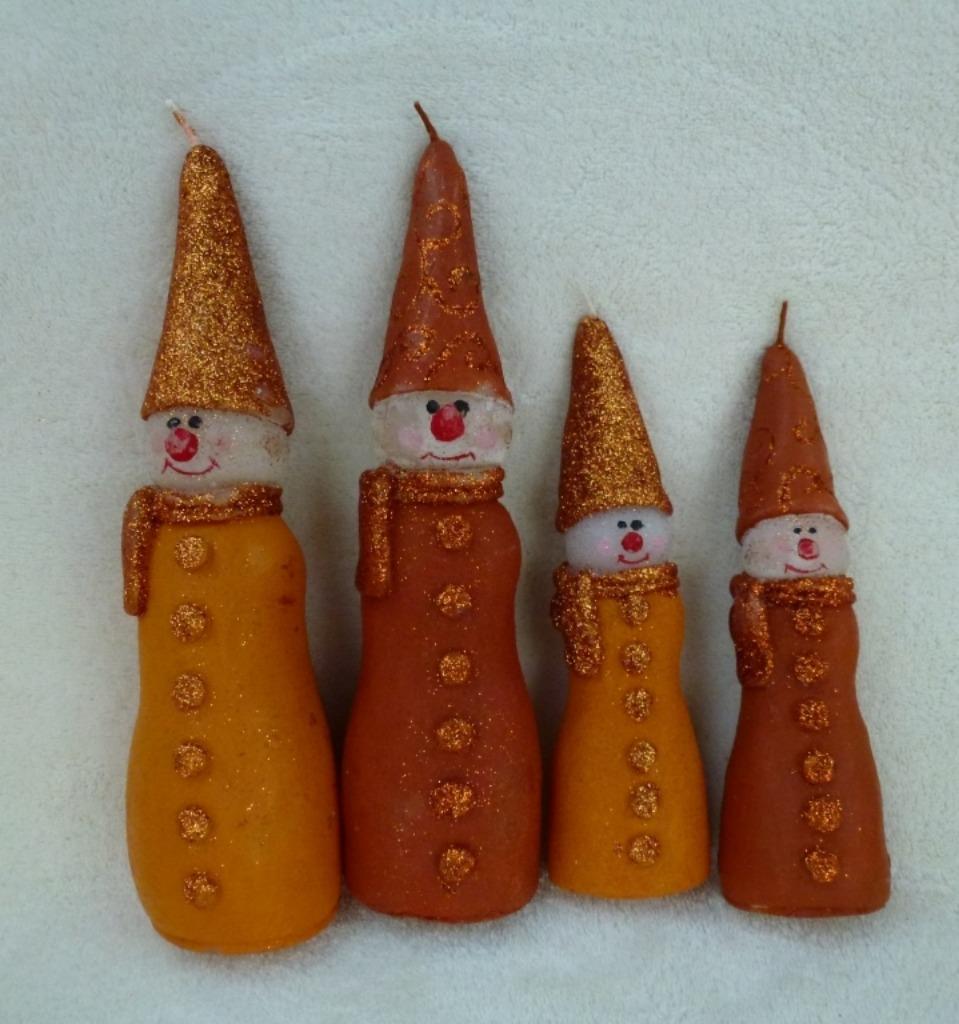 bougie bonhomme de neige de Noël, Enlèvement ou Envoi, Neuf