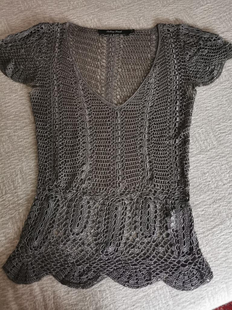 Super mooi shirtje van Talking French, Kleding | Dames, Ophalen of Verzenden, Zo goed als nieuw, Maat 34 (XS) of kleiner