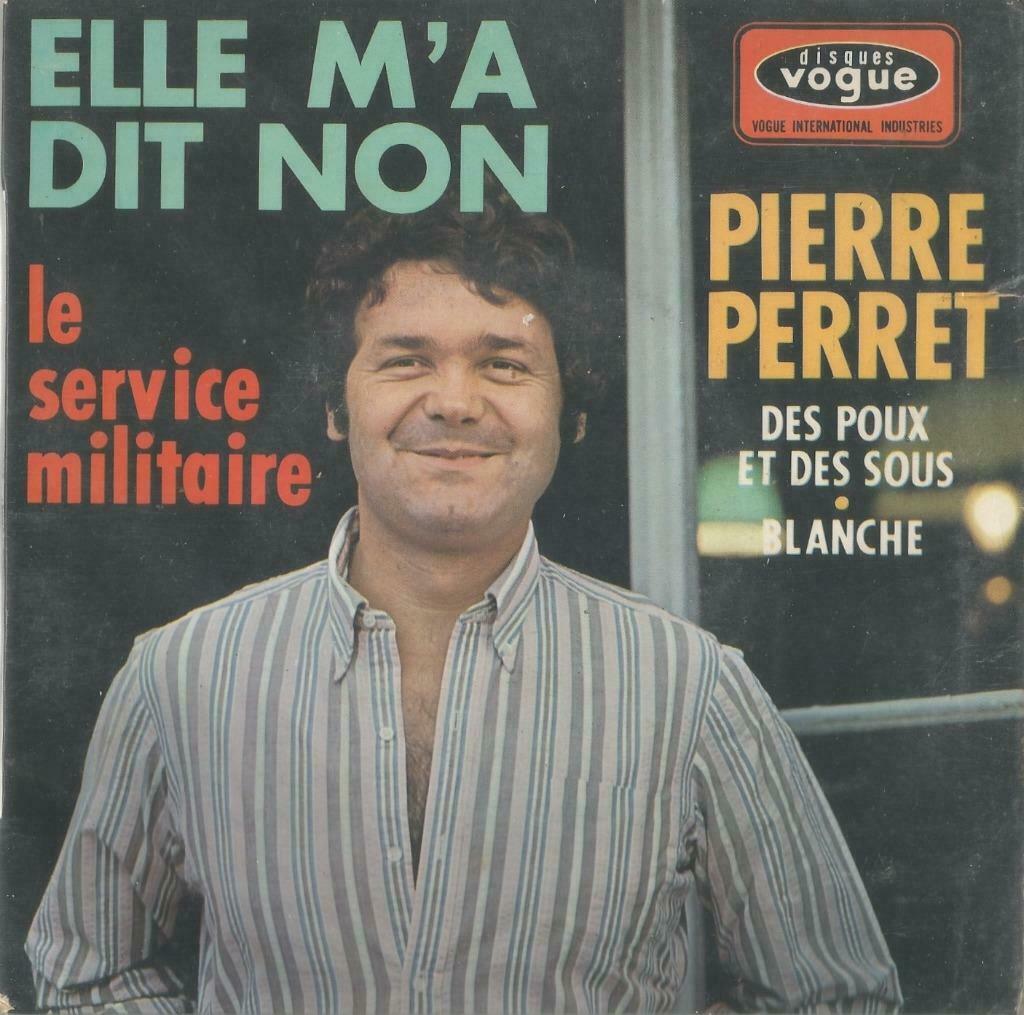 Pierre Perrin – Le service militaire / Blanche + 2 - Single, CD & DVD, Vinyles Singles, Utilisé, EP, Pop, 7 pouces, Enlèvement ou Envoi