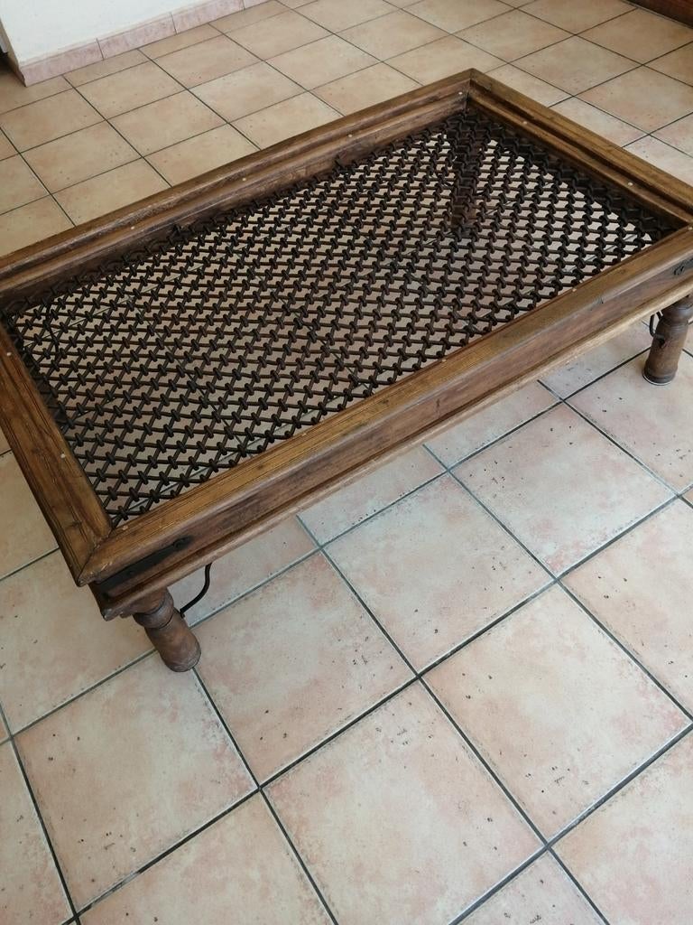 Table basse, Maison & Meubles, Tables | Tables de salon, Enlèvement, Verre, Indien