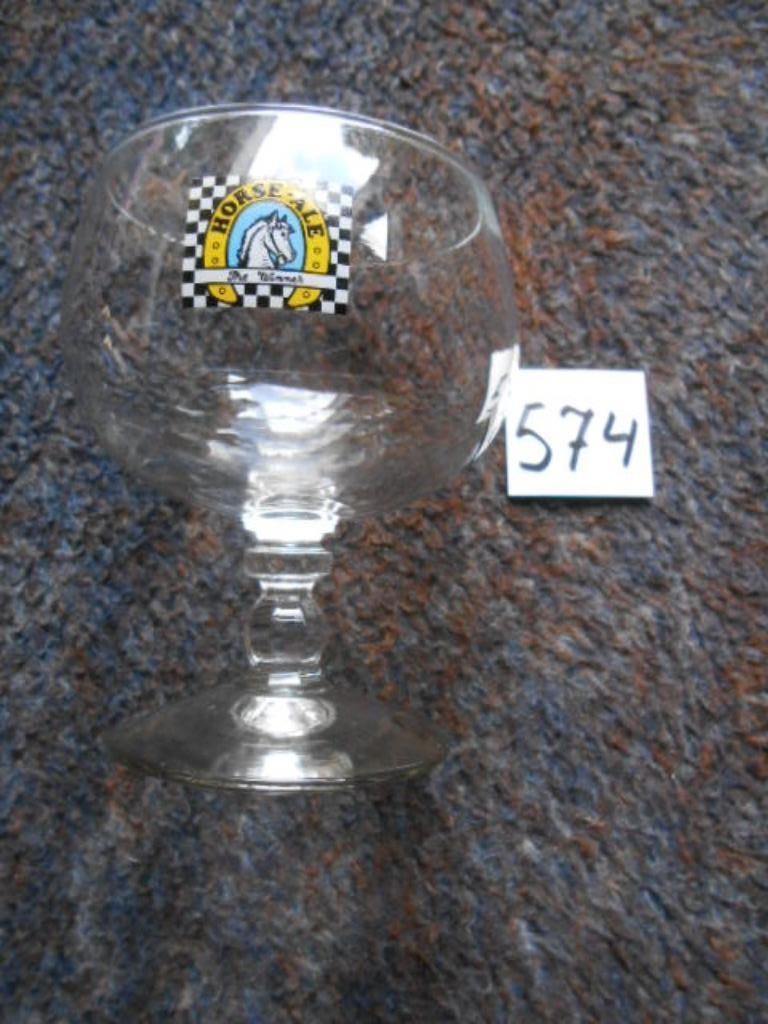 bierglas Horse-Ale The Winner, Ophalen of Verzenden, Gebruikt, Bierglas
