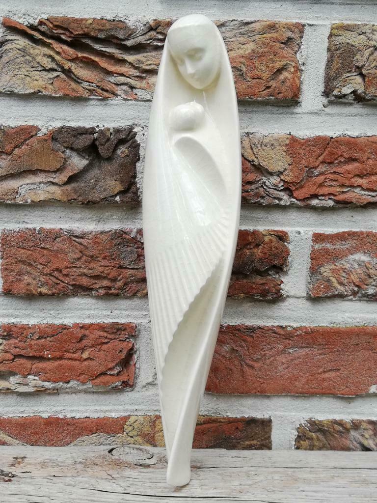 Goebel - Belle Madone art déco en faïence - Behrens Coburg, Antiquités & Art, Enlèvement ou Envoi