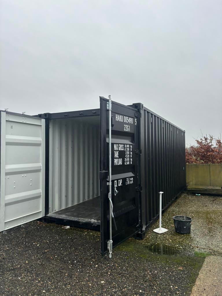 Opslagcontainer te huur (op locatie in Brecht), Enlèvement
