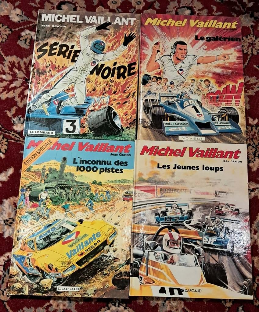 Michel Vaillant - 4 albums, Livres, Jean Graton, Plusieurs BD, Enlèvement ou Envoi, Utilisé