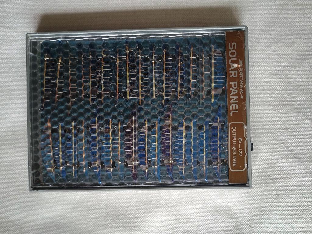 Radio shack Archer zonnepaneel 6v-12v, Ophalen of Verzenden, Zo goed als nieuw