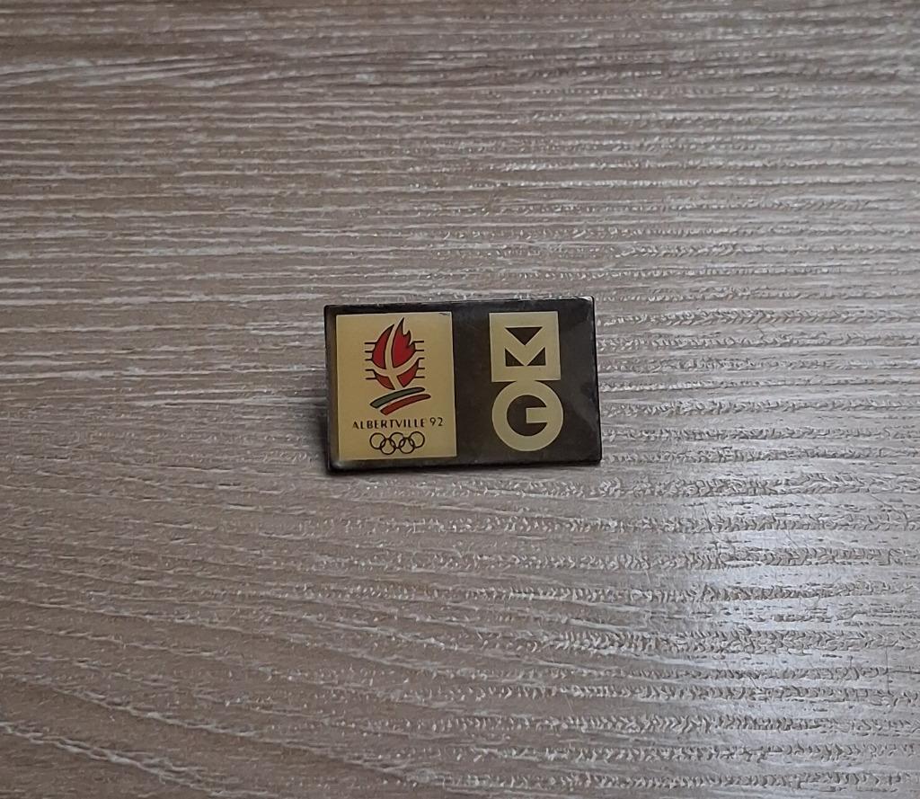 PIN - ALBERTVILLE 92 - OLYMPISCHE SPELEN - JEUX OLYMPIQUES, Envoi, Utilisé, Sport, Insigne ou Pin's