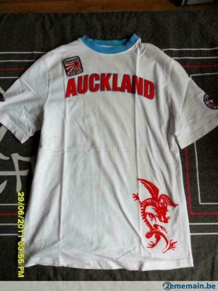 T-shirt Yannick Noah Auckland (neuf) Taille L, Enlèvement ou Envoi, Comme neuf, Taille 52/54 (L), Blanc