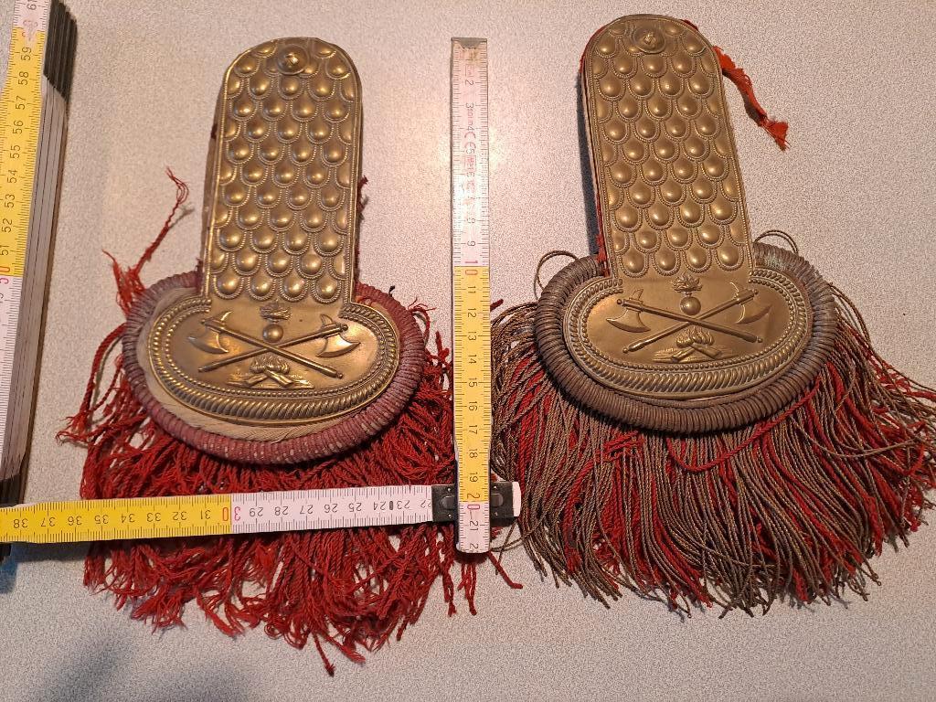 Schouderstukken, brandweer, Verzamelen, Militaria | Algemeen, Ophalen of Verzenden, Overige soorten, Kleding of Schoenen