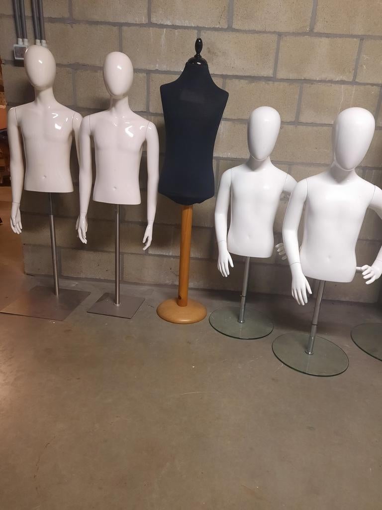 20x Kind bustes, torso's, paspop, Ophalen of Verzenden, Paspop