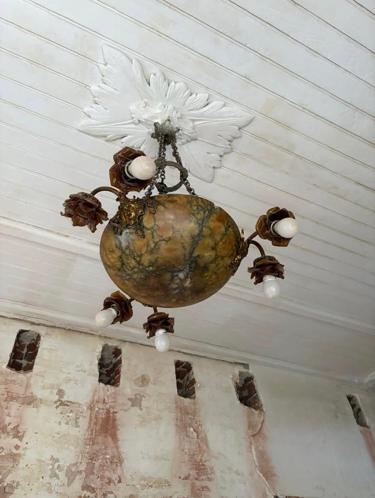 Lustre ancien, Maison & Meubles, Enlèvement, Utilisé, Autres matériaux