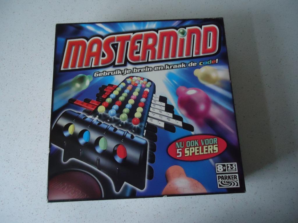 "Mastermind" van Parker Games in prima staat !, Hobby en Vrije tijd, Gezelschapsspellen | Overige, Zo goed als nieuw, Een of twee spelers