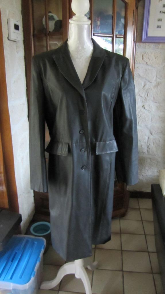long manteau noir en PVC, Vêtements | Femmes, Jennyfer, Enlèvement, Taille 42/44 (L), Noir