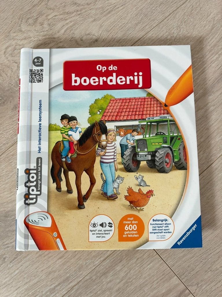 Livre Tiptoi « À la ferme » (Ravensburger, 4—7 ans), Enlèvement ou Envoi, Comme neuf, Langue et Lecture, Sonore