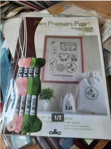 Paquet de patrons + fils Les DUOS de DMC - 14832H, Enlèvement ou Envoi, Neuf, Broderies à la main, Set à broder