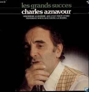 LP/ CHARLES AZNAVOUR > LES GRANDS SUCCES, LP, Pop, Ophalen of Verzenden, Zo goed als nieuw