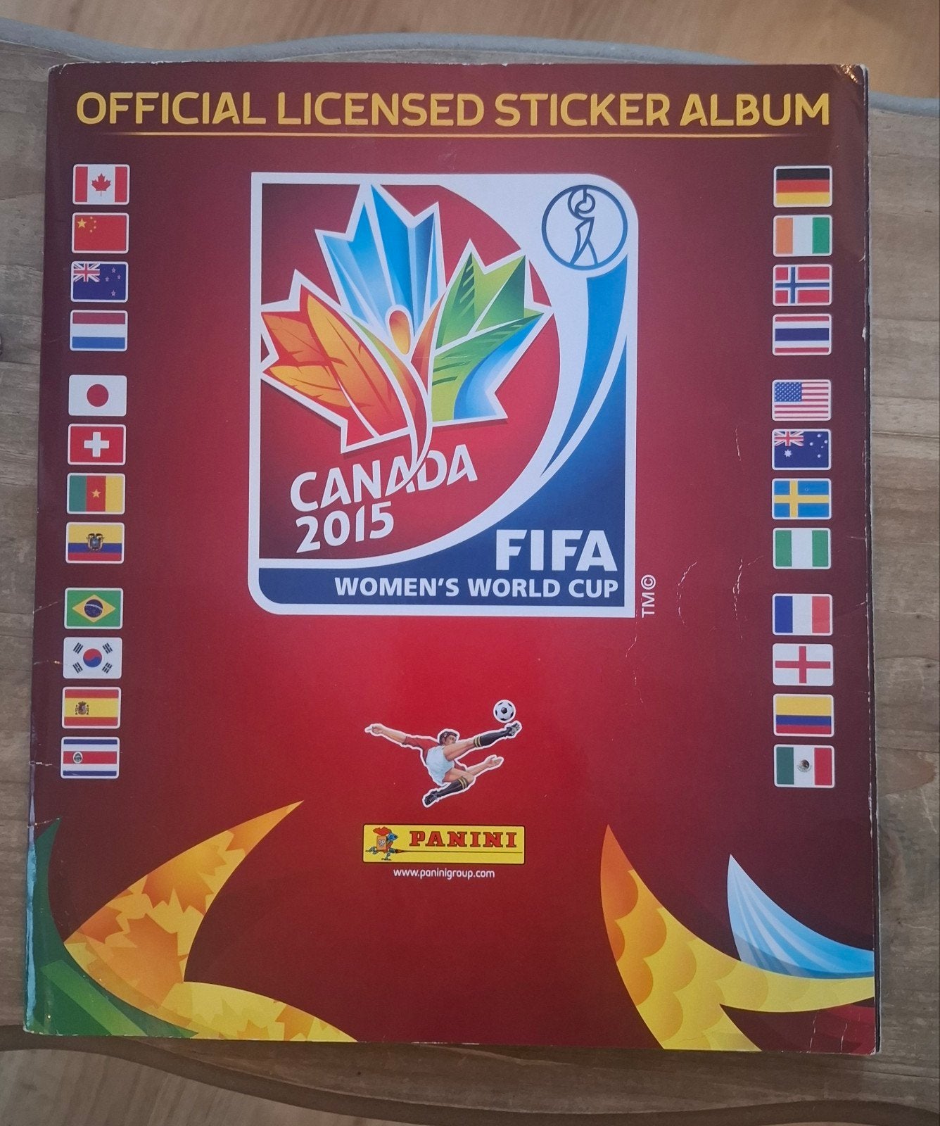 Panini album complet women Canada 2015 football, Collections, Enlèvement ou Envoi