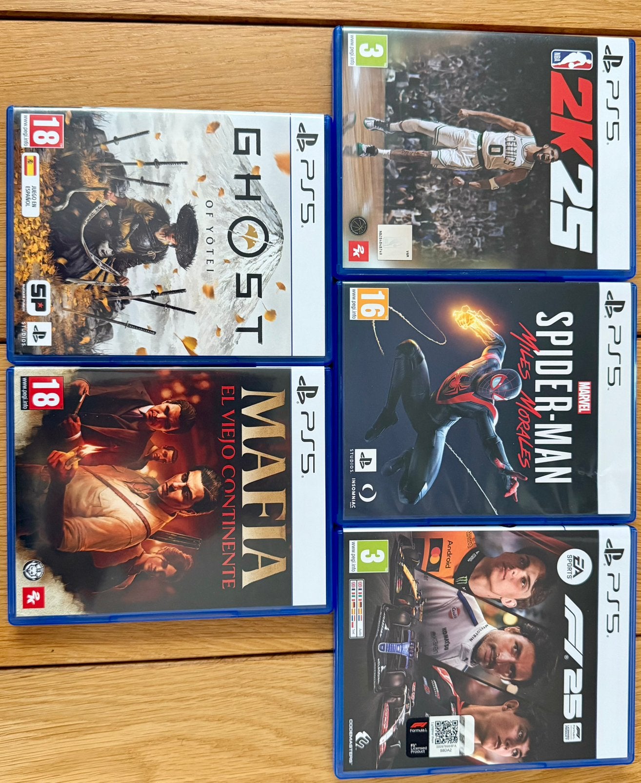 Lot de 5 jeux PS5, Consoles de jeu & Jeux vidéo, Jeux | Sony PlayStation 5, Enlèvement, Comme neuf