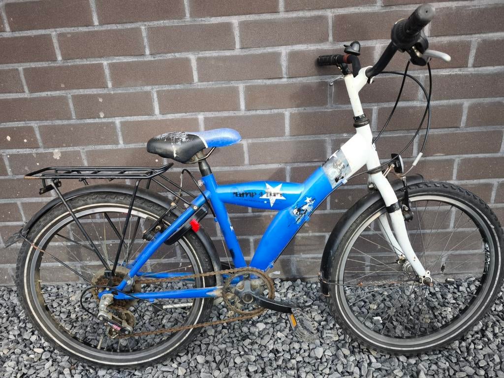 Vélo 22 pouces pour garçons en bon état à Lede en face de De, Enlèvement, Comme neuf, Frein sur jante, 20 pouces ou plus