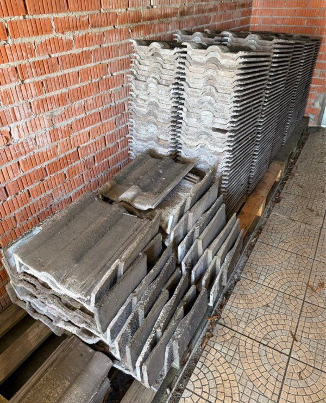 lot de tuiles en béton RedLand, Enlèvement, Comme neuf, Tuiles
