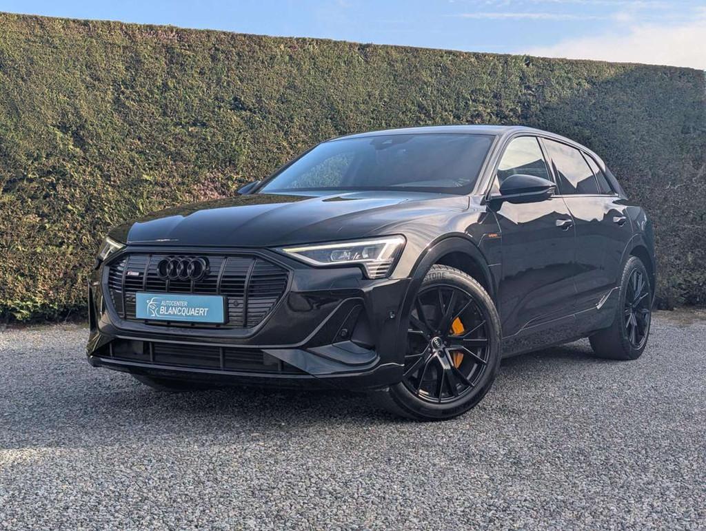Audi Q8 e-tron (Q8) e-tron black edition - 2x s-line - trekh, Auto's, Audi, Bedrijf, Te koop, Q8 e-tron, 4x4, ABS, Adaptive Cruise Control