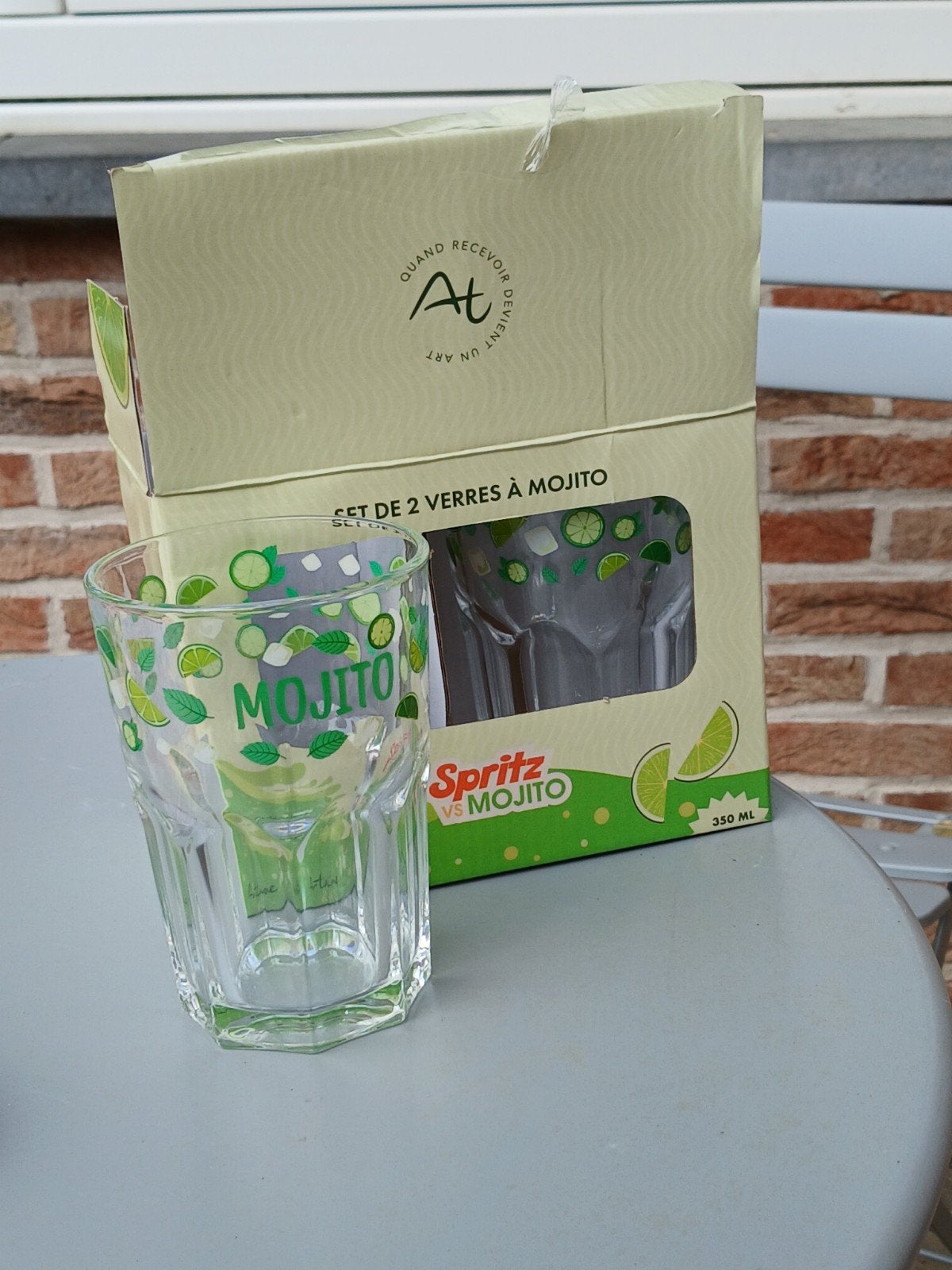 Mojito glazen zitten per 2  stuks 7 euro, Ophalen