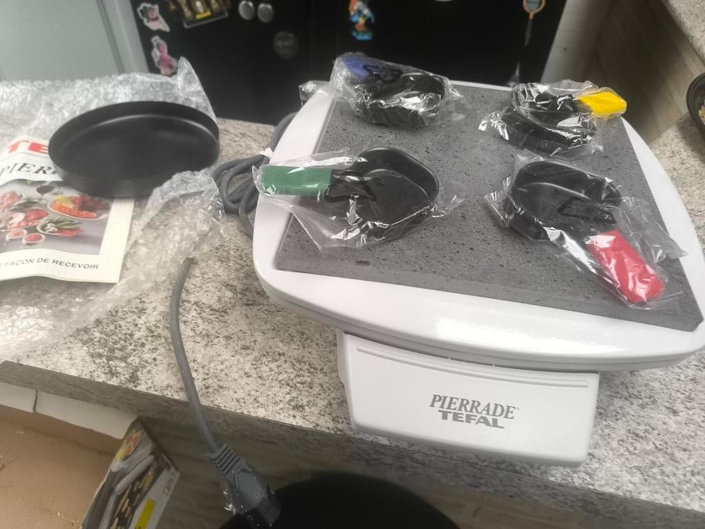 Tefal pierrade tafel grill steen nieuw nooit gebruikt, Electroménager, Grils de contact, Enlèvement