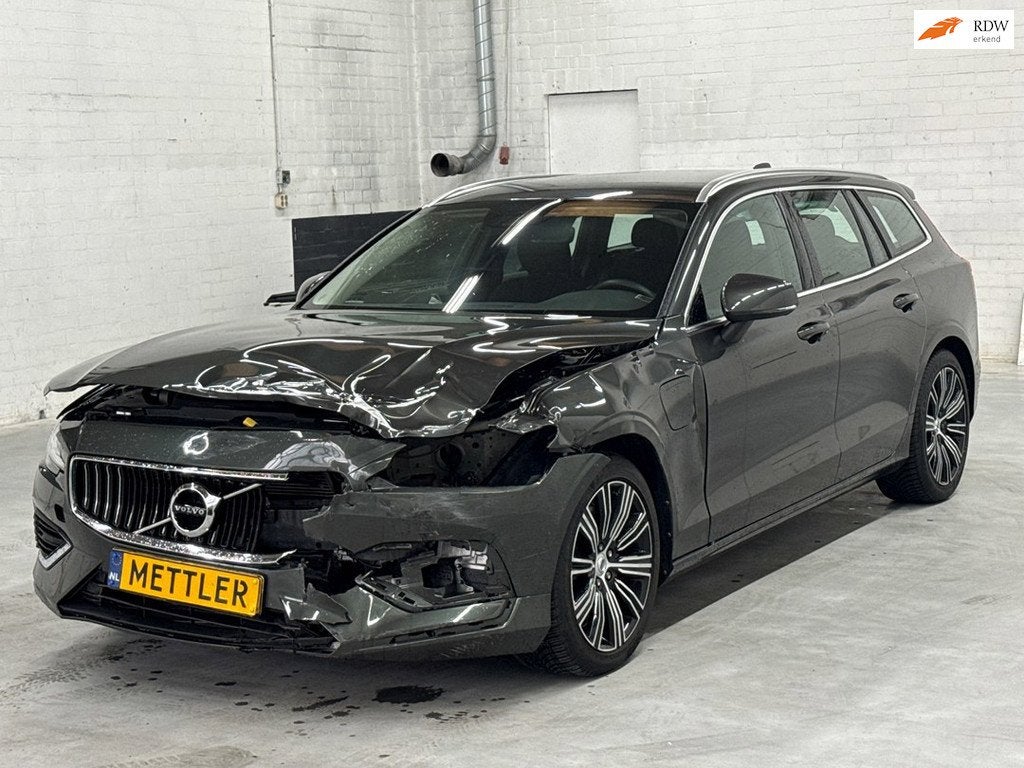 Volvo V60 2.0 T6 Recharge AWD Business Pro | SOH 94,9% | Nav, Autos, Volvo, Cuir, Argent ou Gris, Achat, Euro 6