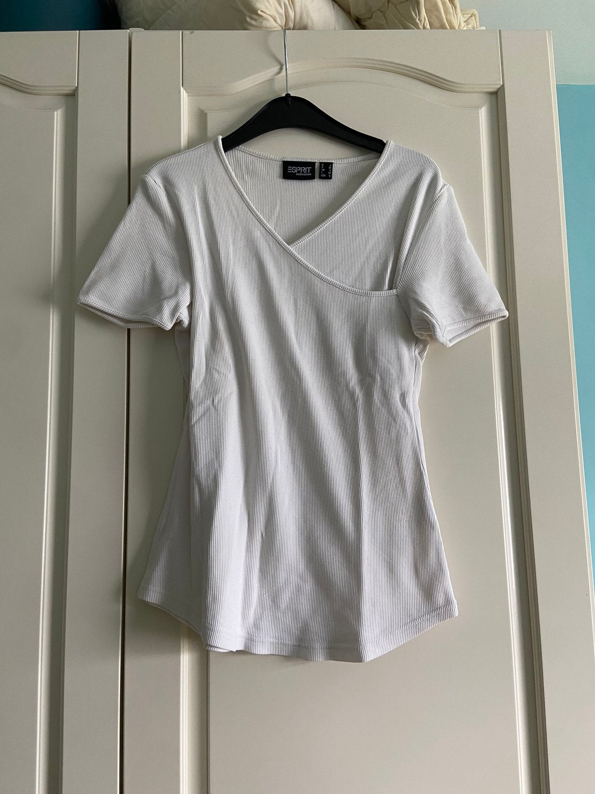 T-shirt blanc taille S/36 Esprit, Vêtements | Femmes, Manches courtes, Taille 36 (S), Comme neuf, Blanc