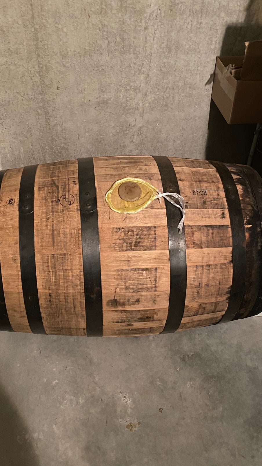 Tonneau à whisky : décoration ou rangement, 150 litres ou plus, Enlèvement, Utilisé, Bois