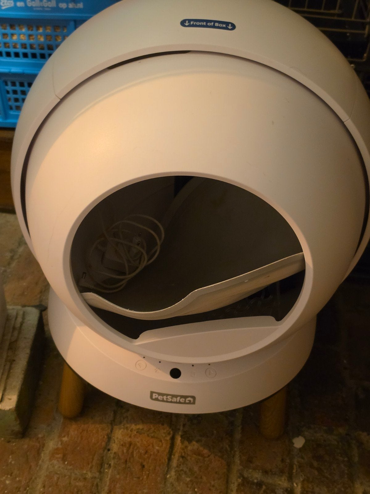 automatische kattenbak, Animaux & Accessoires, Enlèvement, Autonettoyant, Utilisé, Fermé